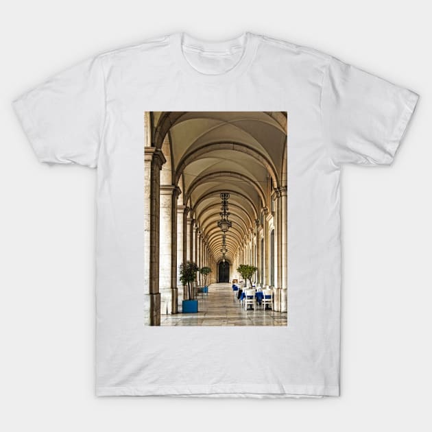 The Corridors Of Praca do Comercio - 1 © T-Shirt by PrinceJohn